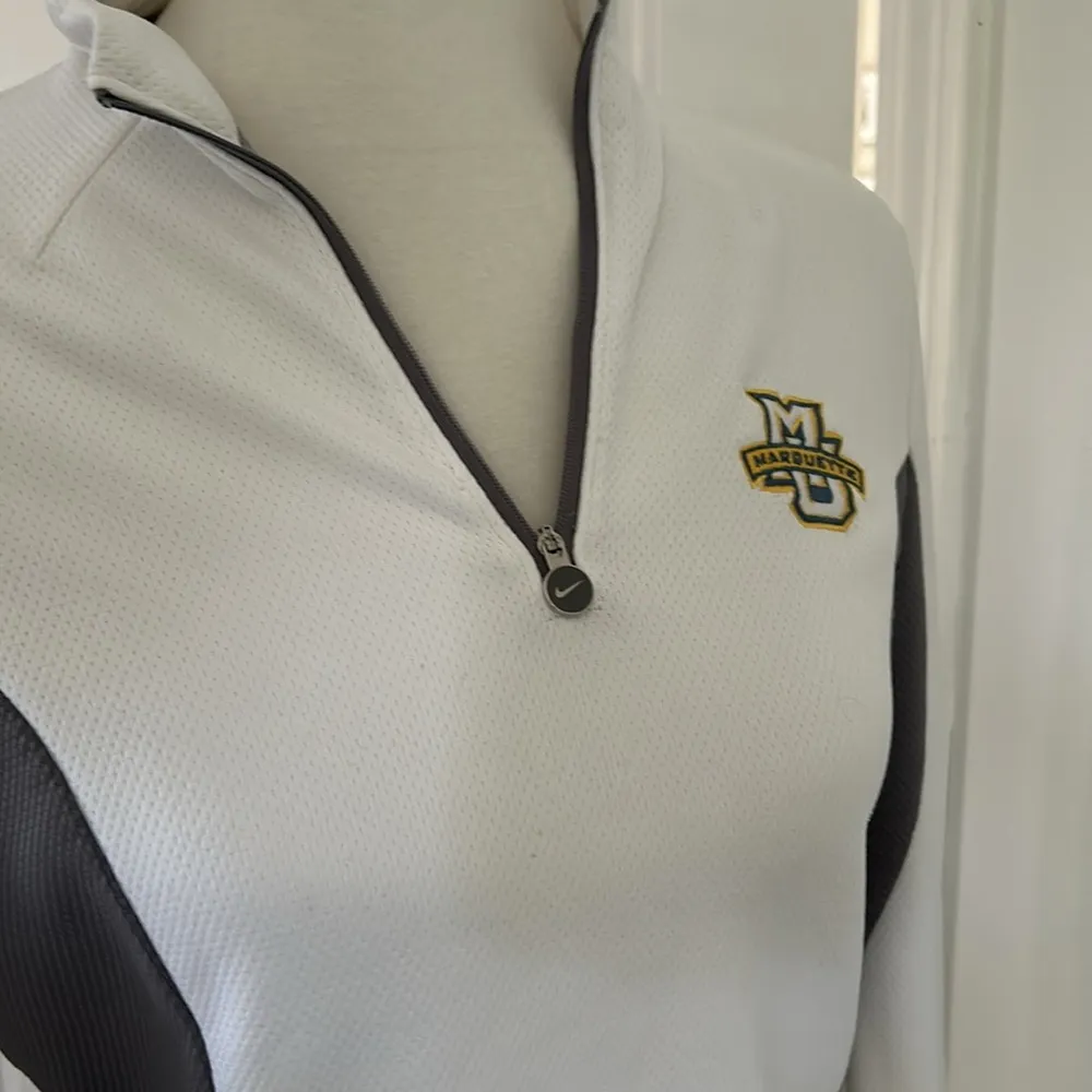 Women’s Marquette University Quarter Zip Nike Golf Tour Performance Shirt - Image 9