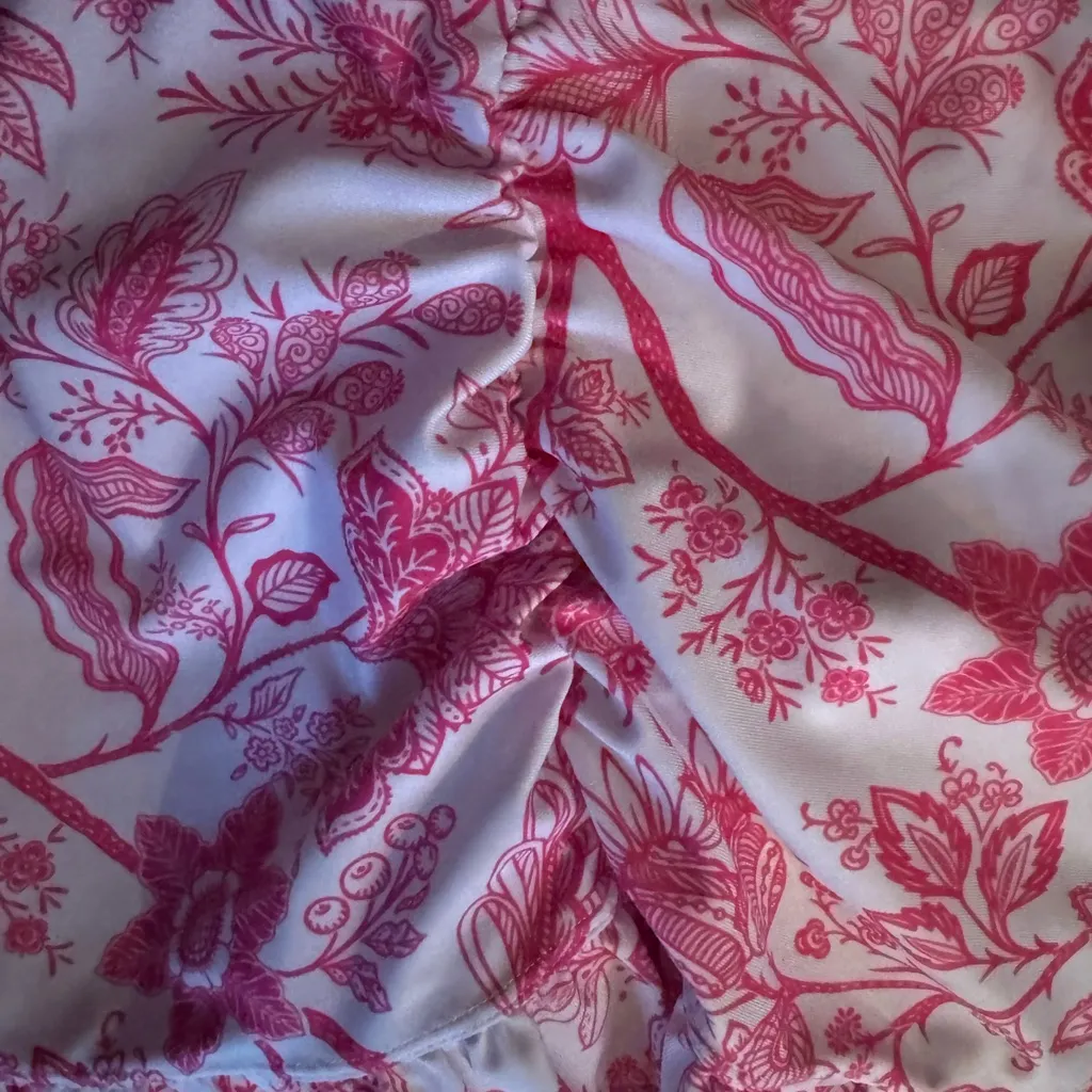 Nicole Miller Studio Tankini & Ruffle Skirt Bottom Bathing Suit Set Vacation Set Pink - Image 9