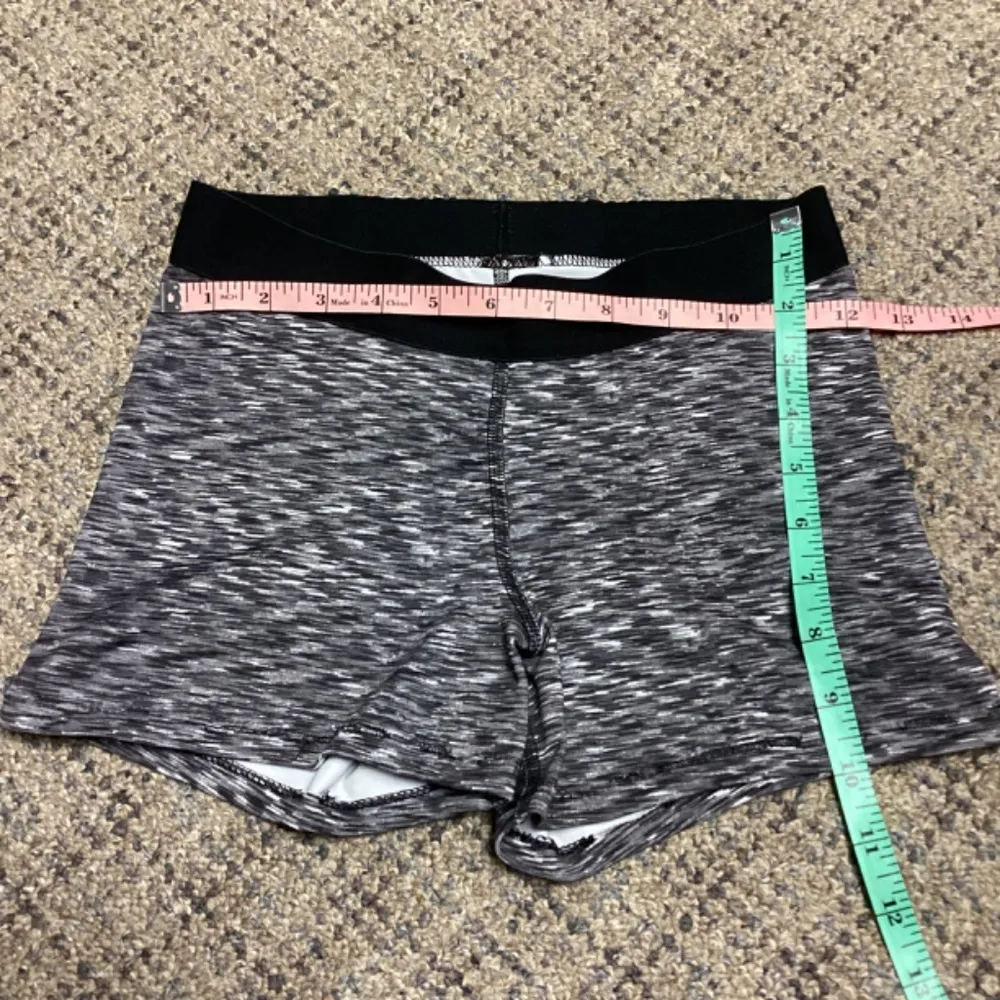 $3 Bundled * Black White Spandex Shorts * Size Juniors Small - Image 2