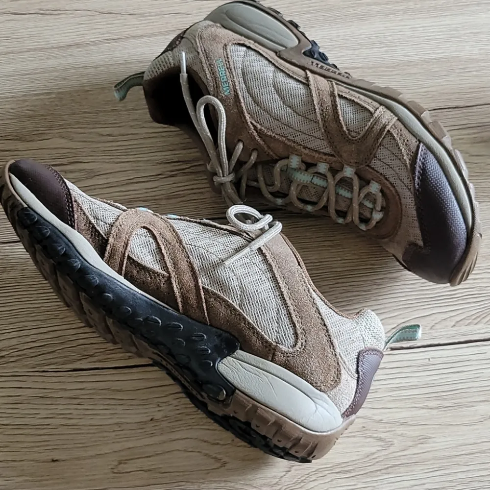 Merrell Soren Calyx Ventilator chocolate chip/eggshell hiking sneaker size 9½ - Image 3