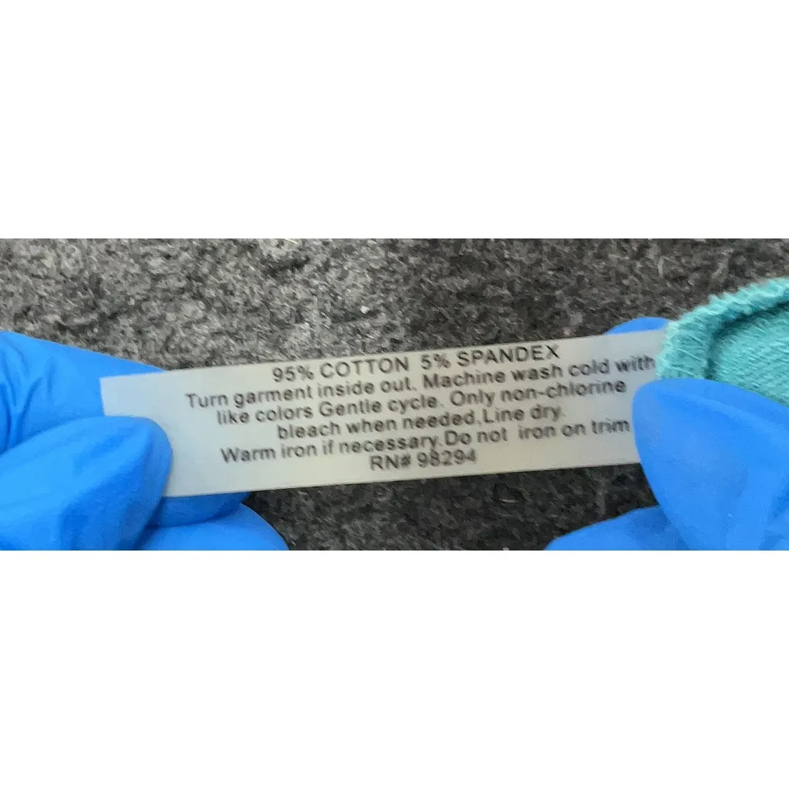 Onque Casuals Size S Zip up hoodie sweatshirt jacket Blue - Image 3