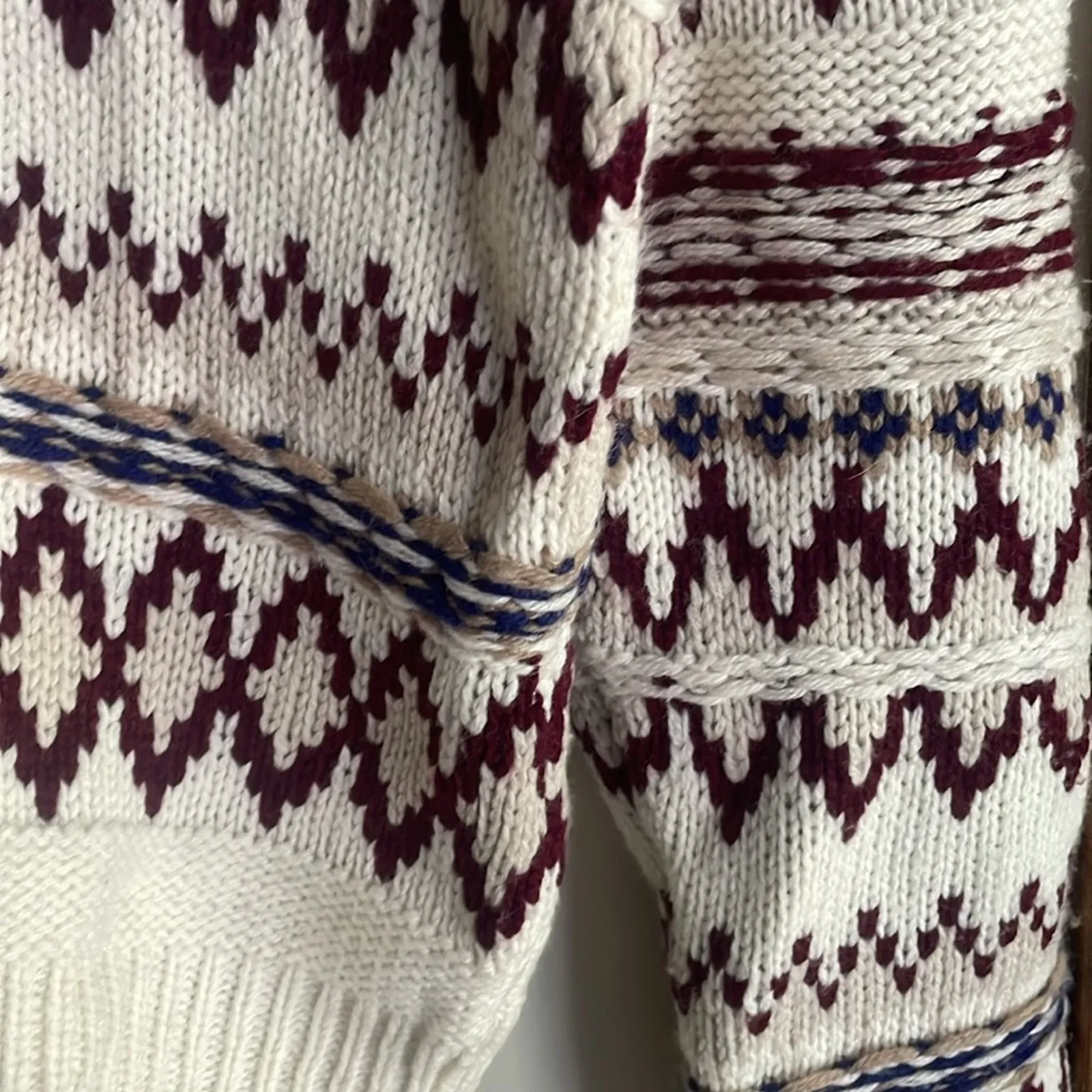 RAG & BONE Willow Fair Isle Wool Cardigan - Image 9