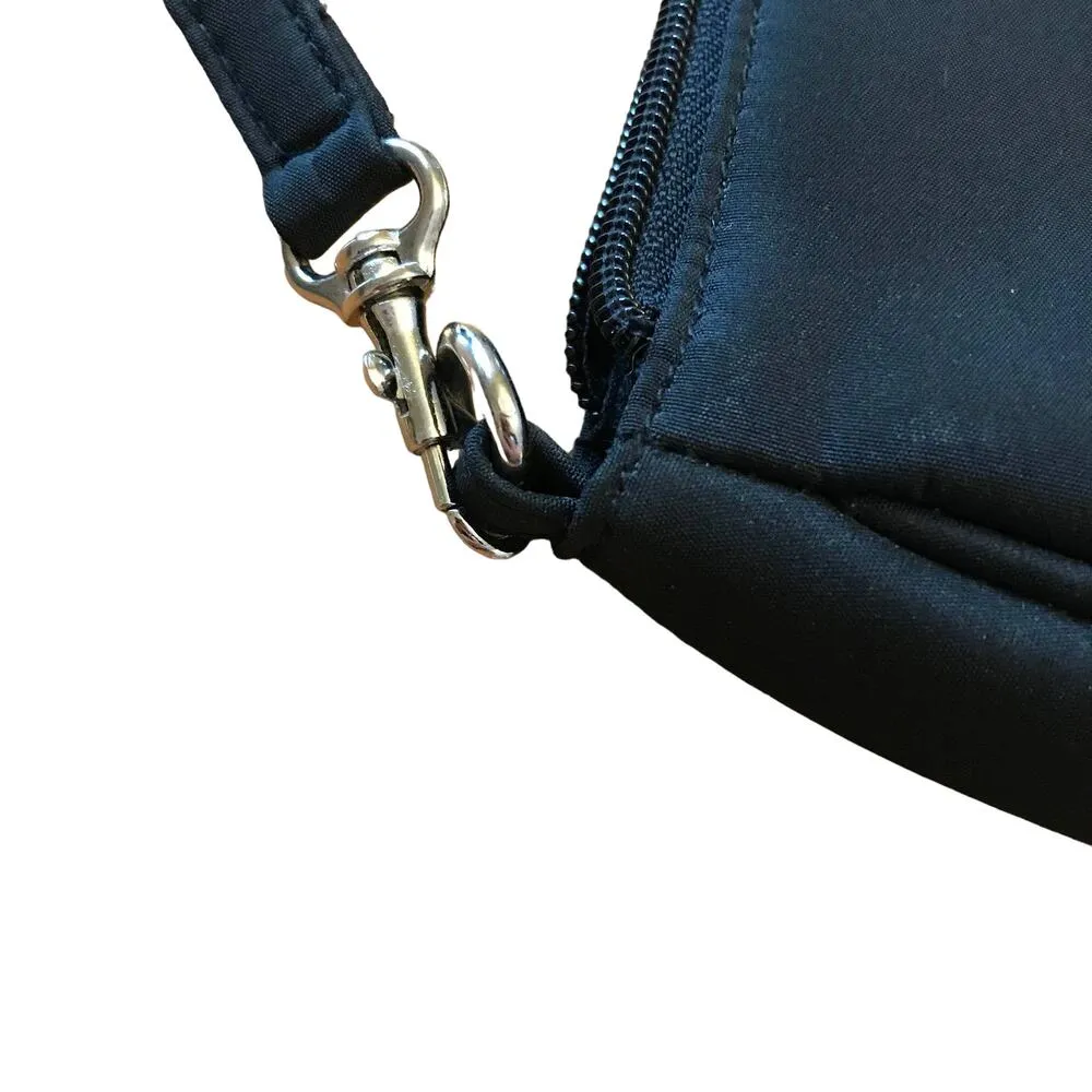 Vintage Black Purse Small Black Clutch Handbag - Image 5