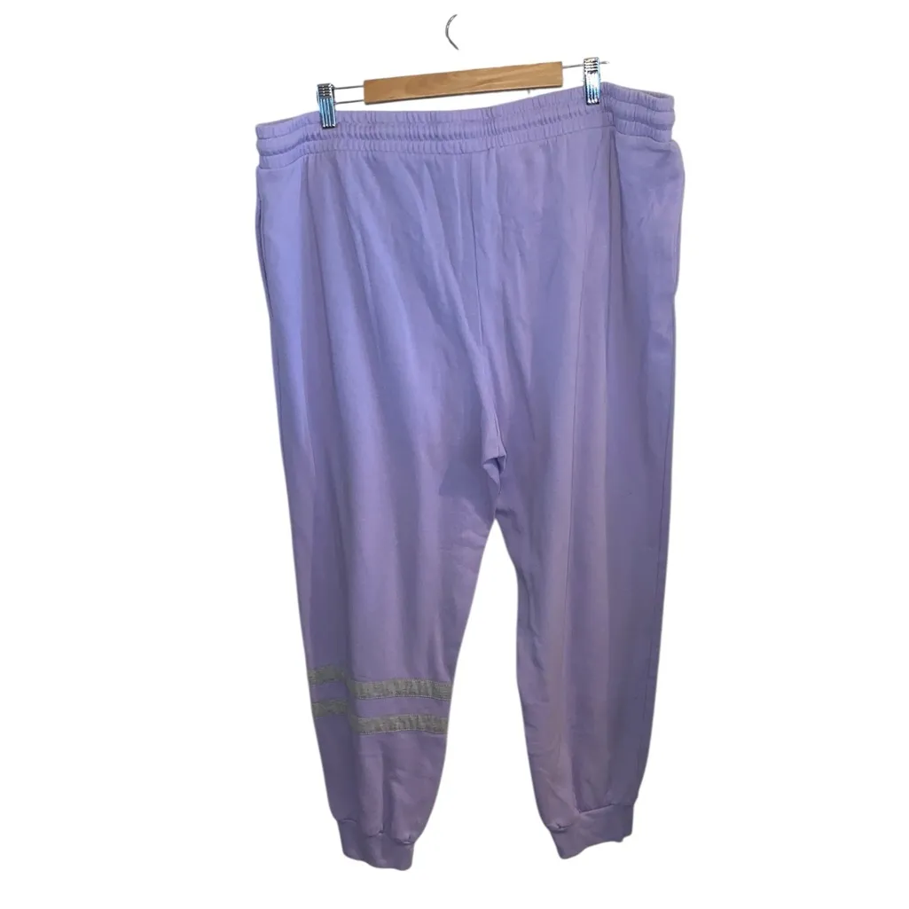 Disney Parks Most Magical Place On Earth Hoodie Holographic Purple sweatsuit Size 3X - Image 6