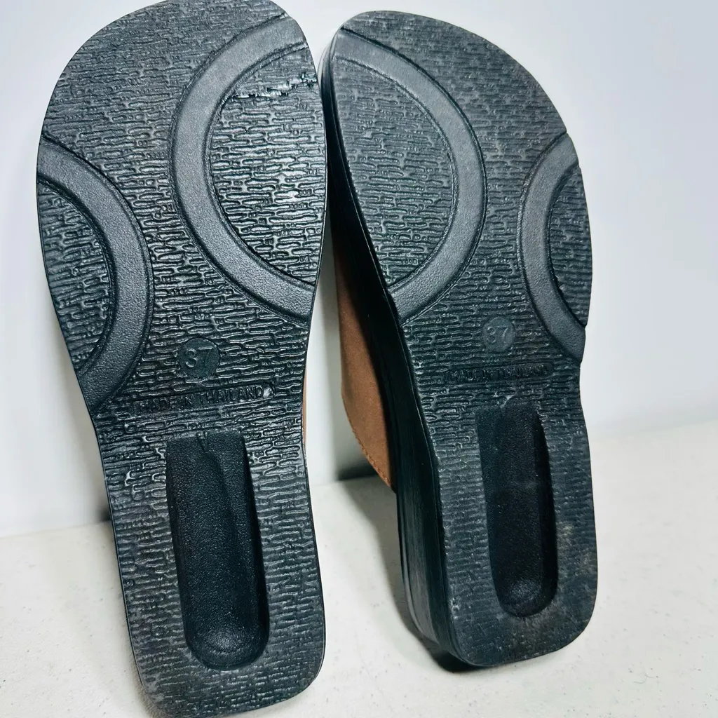 Comfy Arch Support flip flops for women Split Toe Stylish 37 - Image 7