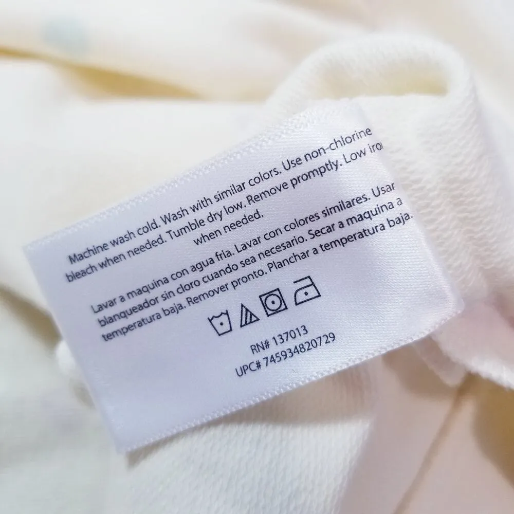 WildFox Oatmeal Hearts Print Sweatshirt and Short Lounge Set Co-Ord Sets - Image 10