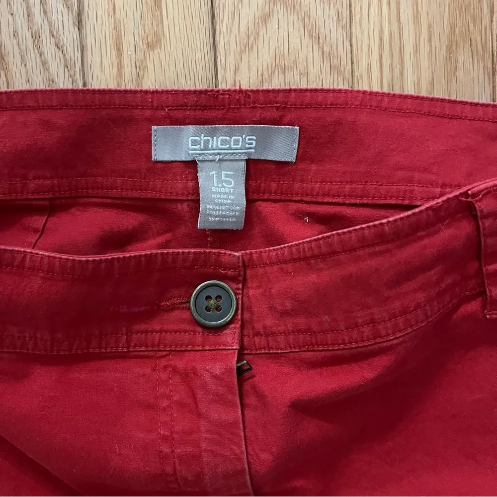 Chico Red Capri Pants Size1.5 - Image 5