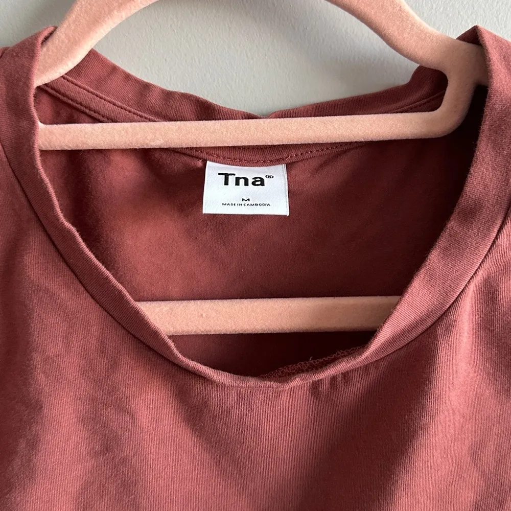 aritzia red tna crop top - Image 2