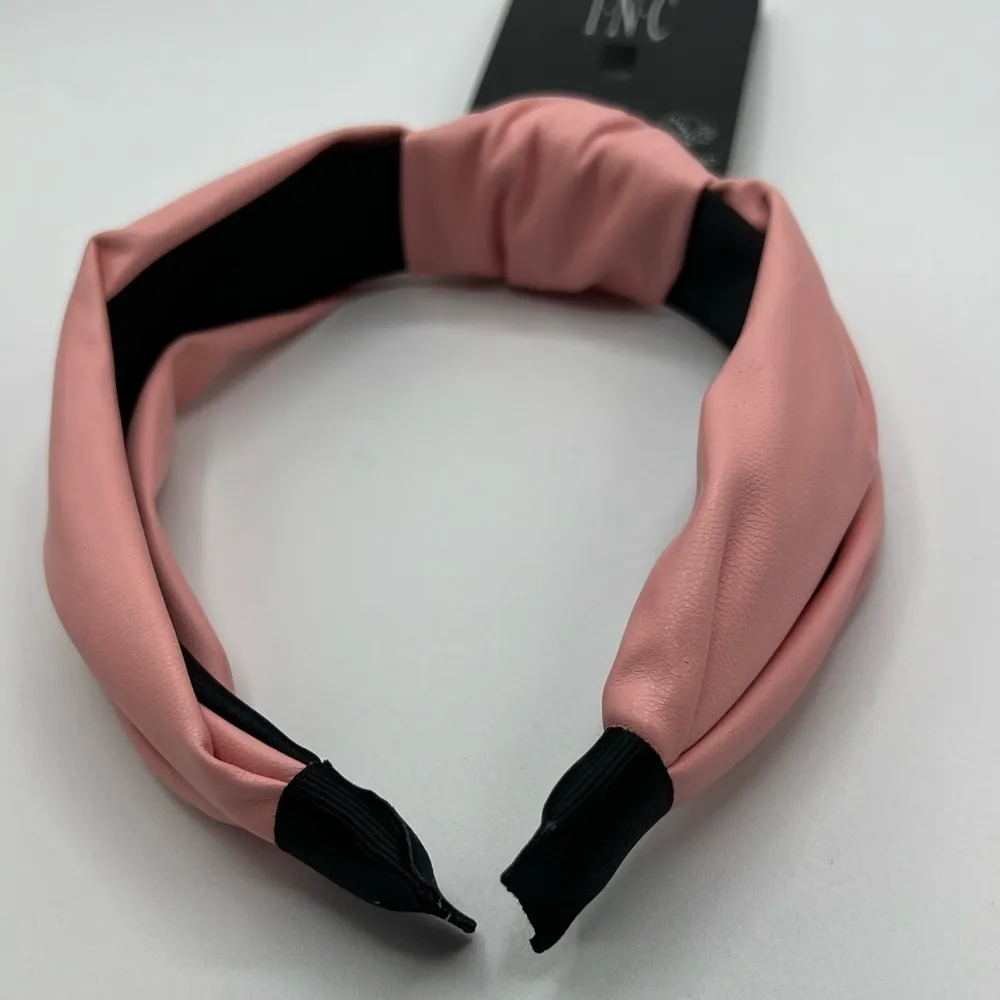 Inc International Concepts Vinyl Knotted Headband in Pink NWT MSRP $25 - Image 3
