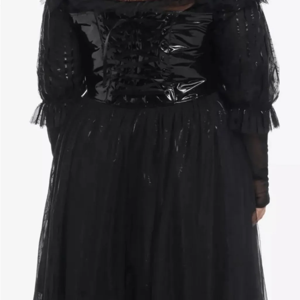 Hot Topic Beetlejuice Dress Lace - Image 2