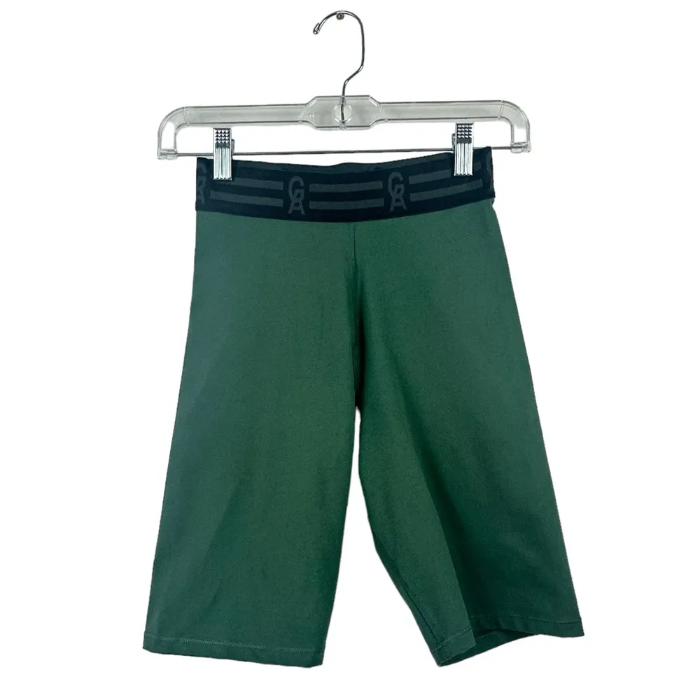 GOOD‎ AMERICAN GA Performance Icon High Waist Bike Shorts Modest Size 1 XS/S - Image 2