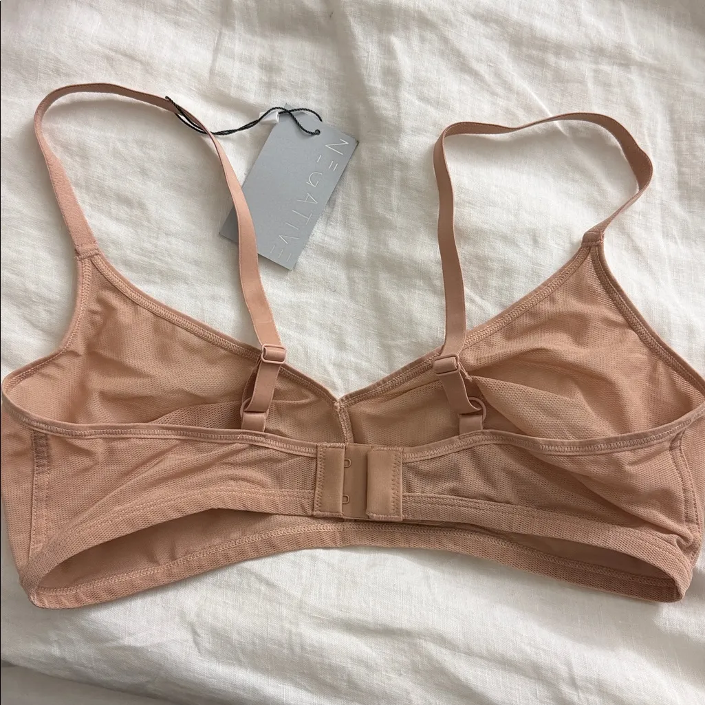 Negative Underwear Sieve Non Wire Mesh Bra NWT Tan Size undefined - Image 3