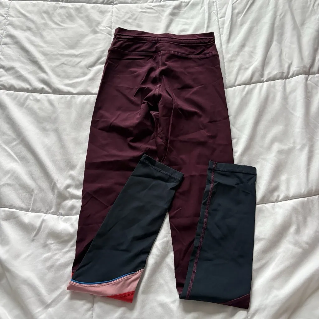 The Upside Womens Size 4 Leggings Purple Drawstring Activewear Yoga Workout - Image 8