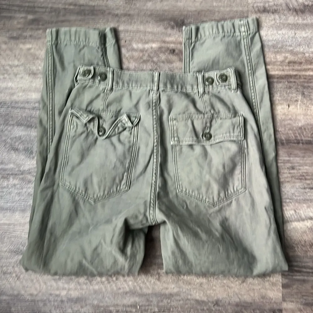 American Eagle Women’s‎ Green Khaki Cargo Pants Size 2 🦋 - Image 6