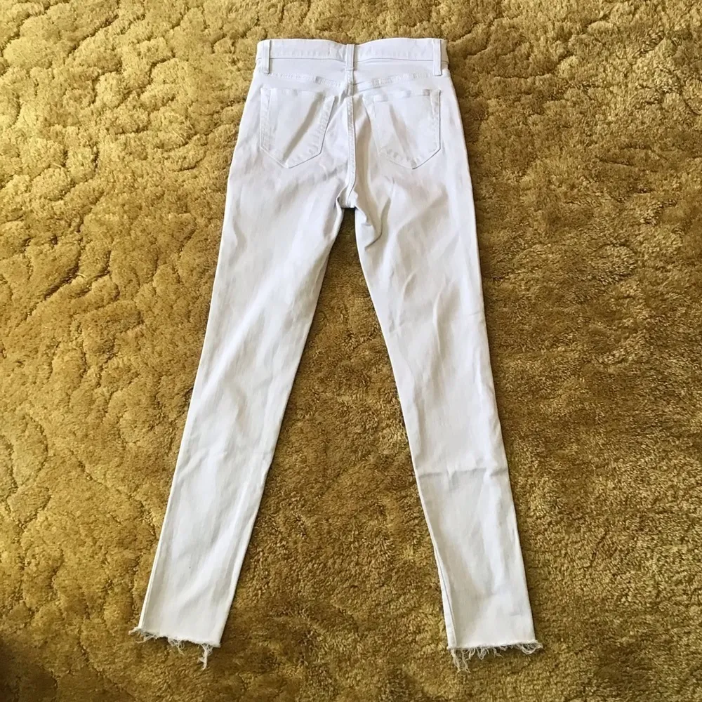 Joe’s Jeans White Skinny Jeans | High Rise Button Fly Denim - Image 8