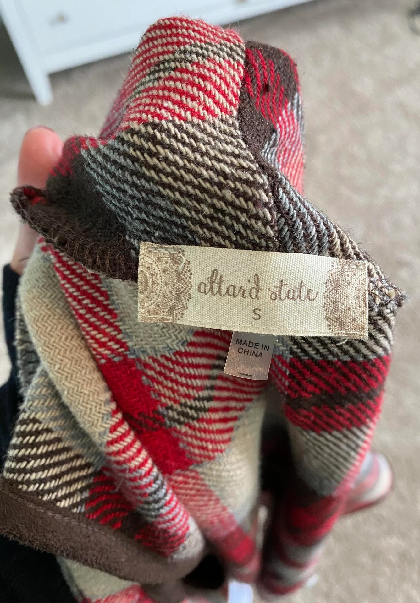 Altar'd State Flannel Vest - Image 3