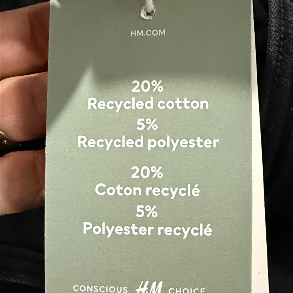 H&M Dark Wash Slim Stretch Bootcut Jeans - Image 15