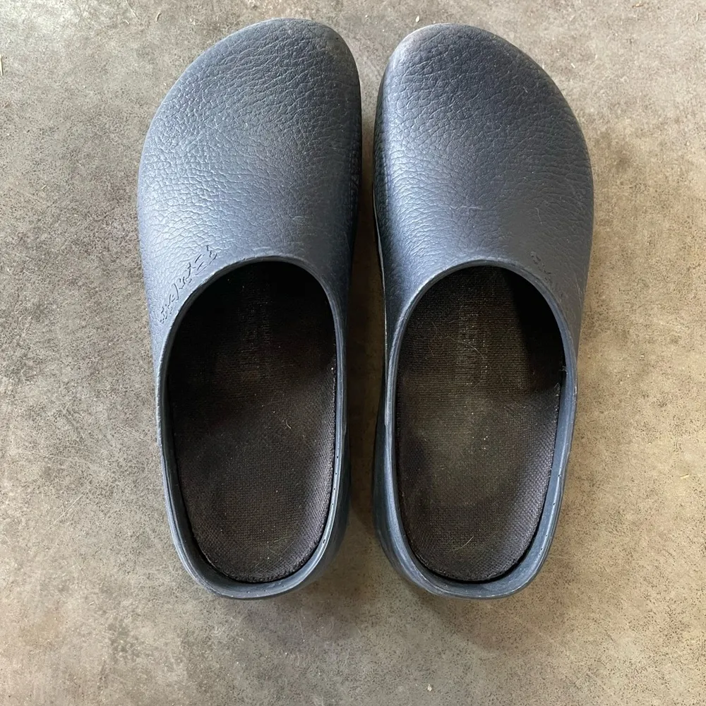 Birkenstock Super Birki Clog Blue Polyurethane Womens EU 37 US 6 - Image 3