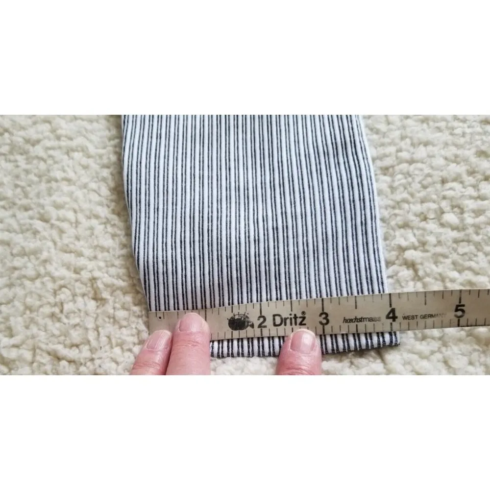 GOOD AMERICAN seamless ribbed legging White Blue/Black S/M = 1/2 - Image 10