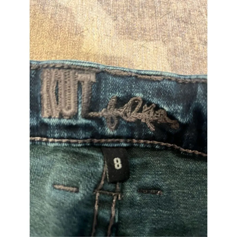 Kut from the kloth Diana skinny size 8 dark wash denim jeans - Image 3