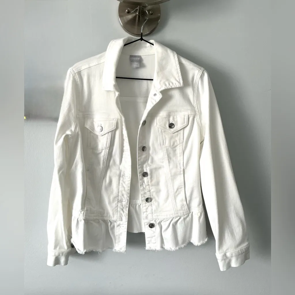 CHICO’S denim jacket🌹DRESSY🌹 - Image 2