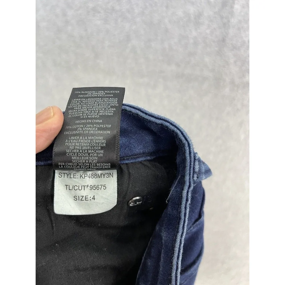 Kut From The Kloth Women's Blue Jeans Dark Wash Size 4 Diana Skinny Cotton - Image 4