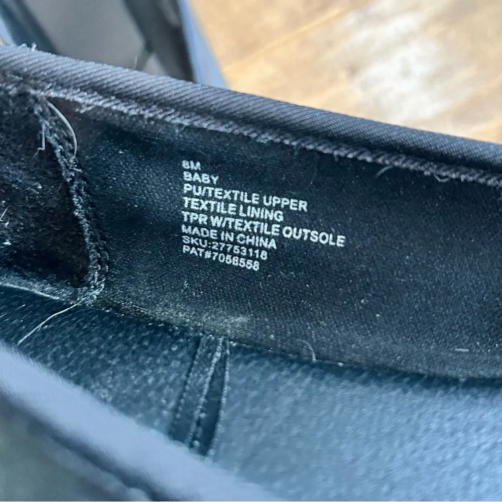 Women’s Ballet Flats with Tie with Gold Detail Black Size 8 EUC Girly Feminine - Image 7