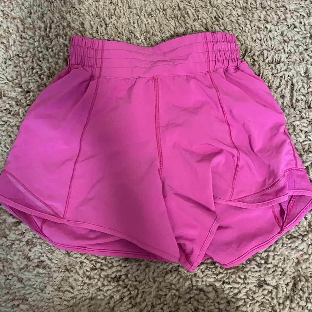 Women's Pink Athletic Shorts - Image 3