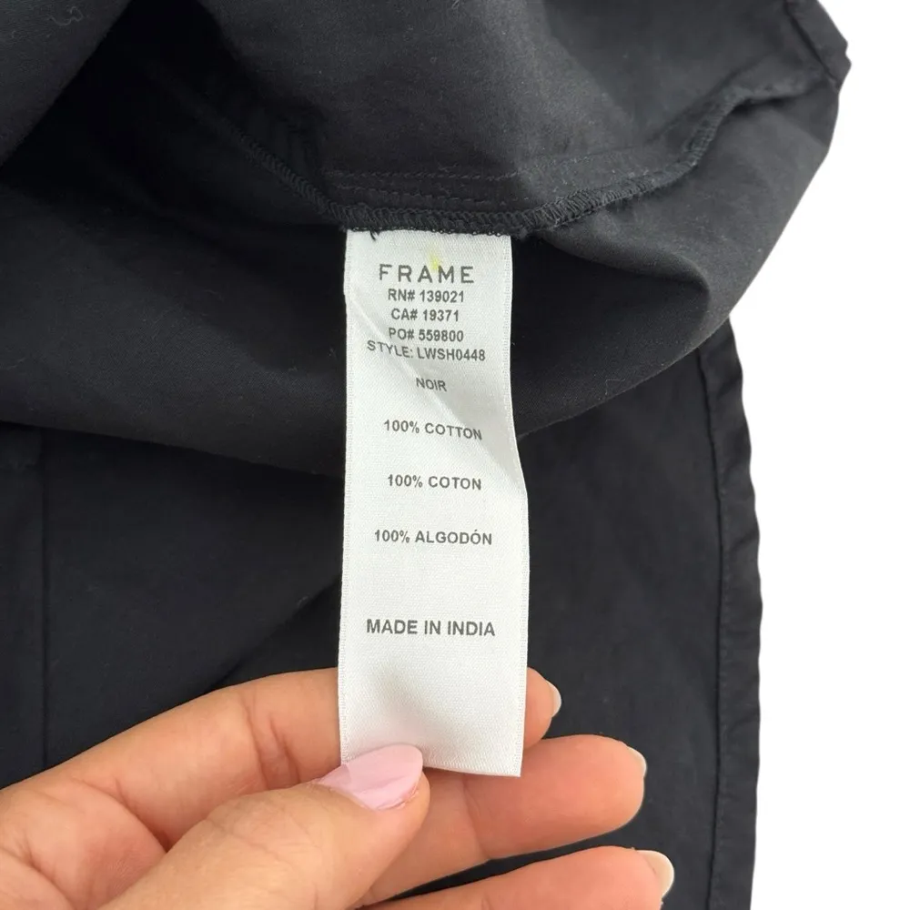 Frame Black Cotton Sleeveless Top - Image 8