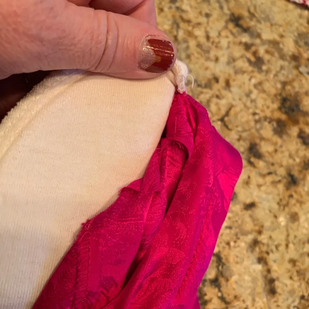 Vtg Argenti Dress Size 4 Pure Silk Pink Shoulder Pad Pleated 80’s 90’s Peplum - Image 8