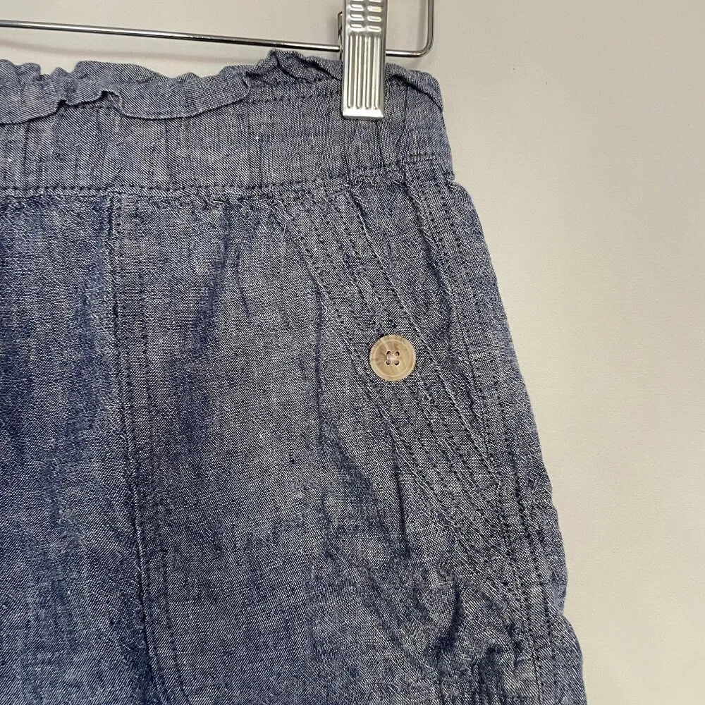 Joe Fresh women's size small blue casual shorts summer lightweight pockets - Image 2