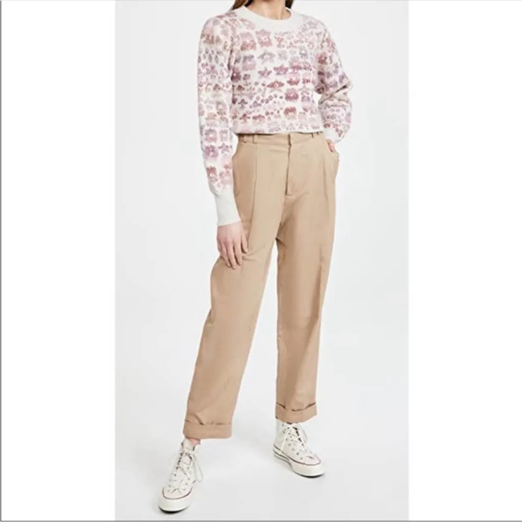 LoveShackFancy‎ | Heirloom Jacquard Kirsten Wool & Alpaca-Blend Pullover | S - Image 4