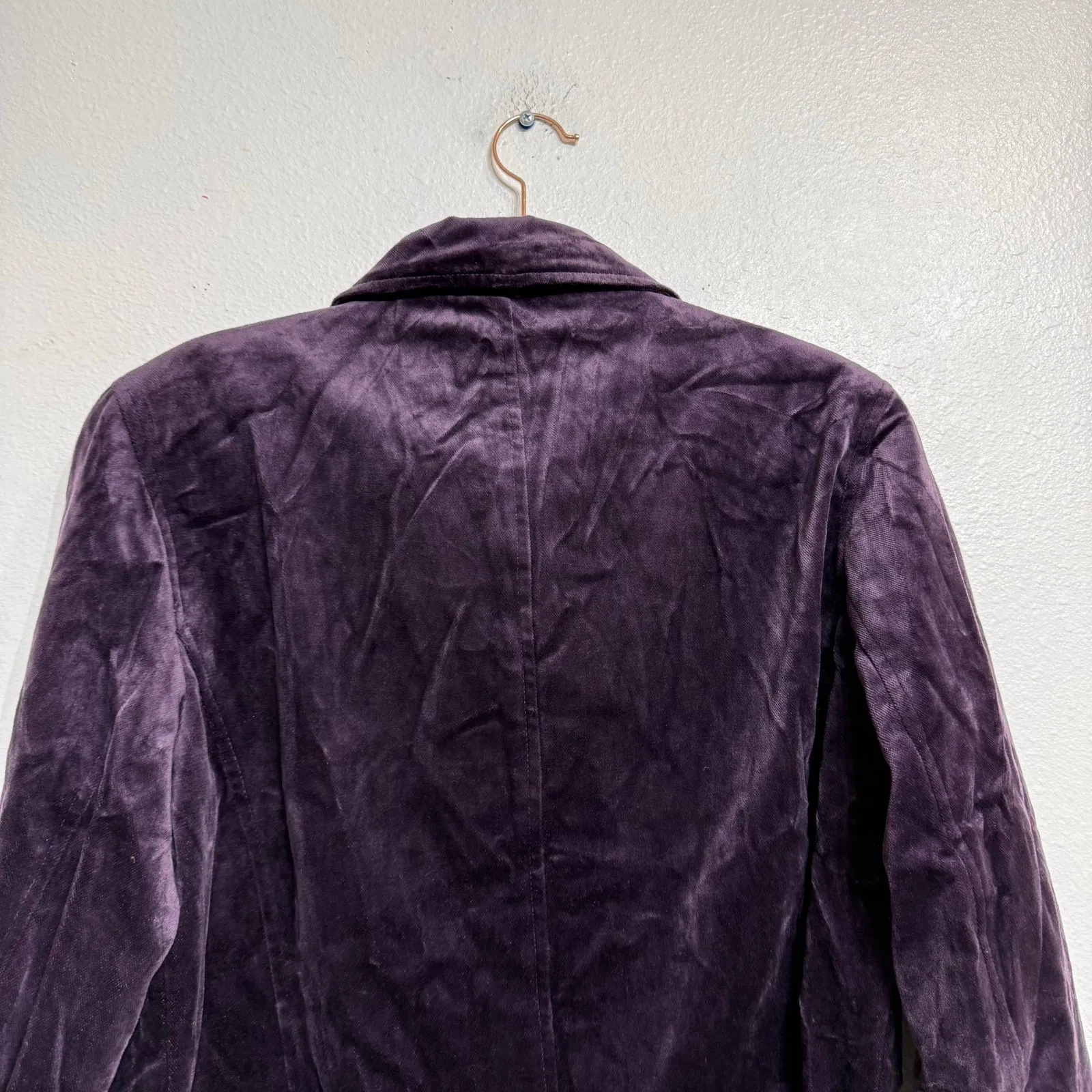 Liz Claiborne Sport Purple Vintage Double Breasted Blazer Sz M Size M - Image 10