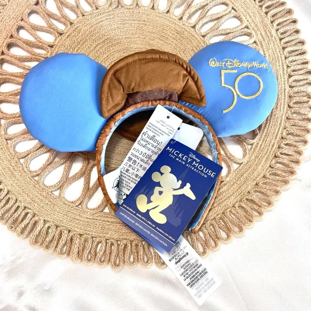 NWT Disney 50th Anniversary Main Attraction Big Thunder Mountain Railroad Ear - Image 3