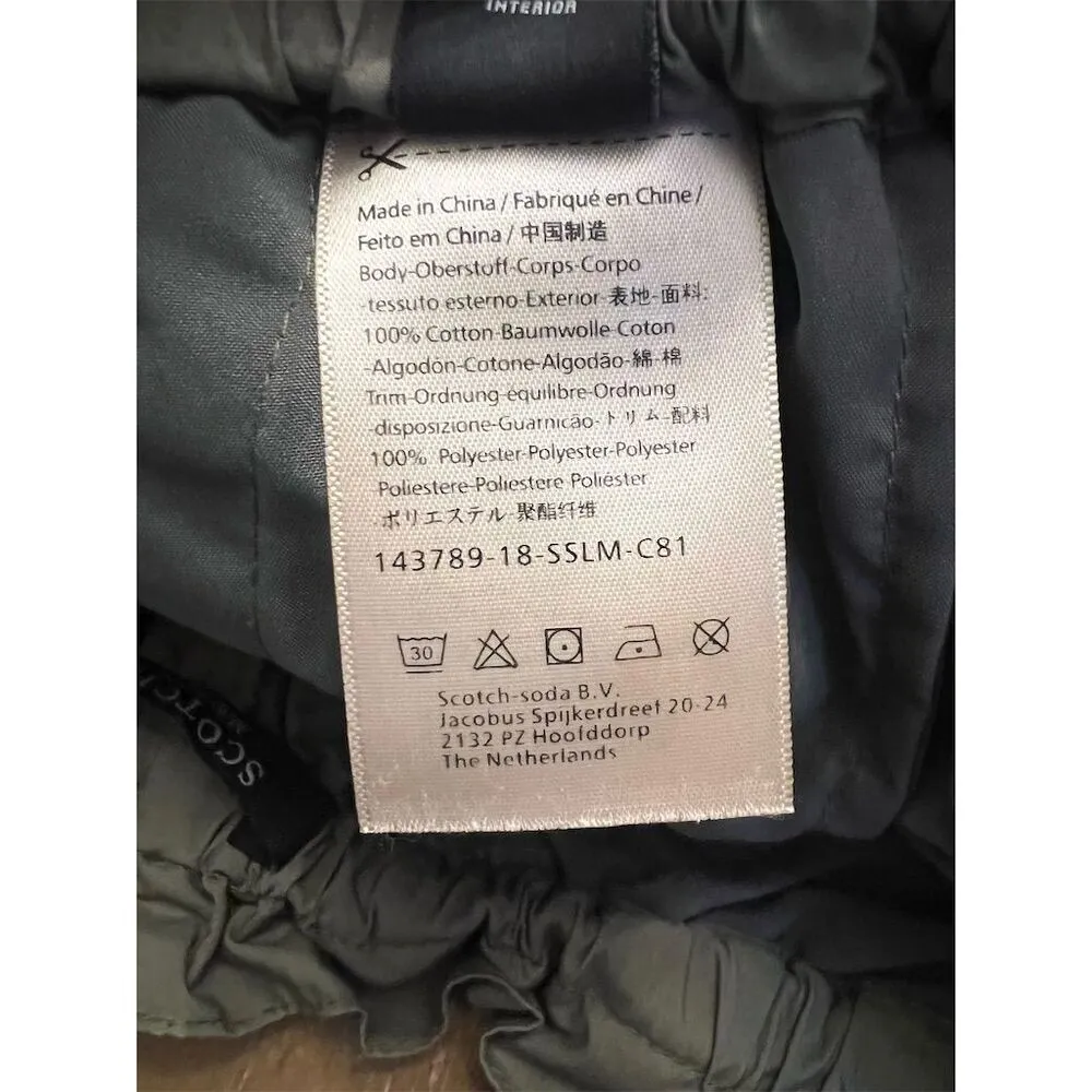 Scotch & Soda Maison Scotch Women's Green Elastic Drawstring Shorts XS - Image 6