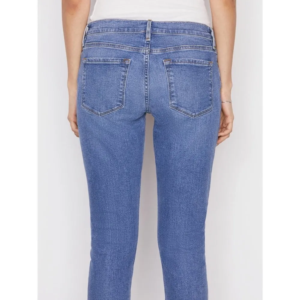 💕FRAME💕 Le Garcon Cuffed Crop Jeans ~ Bixby Blue 30 NWOT - Image 9