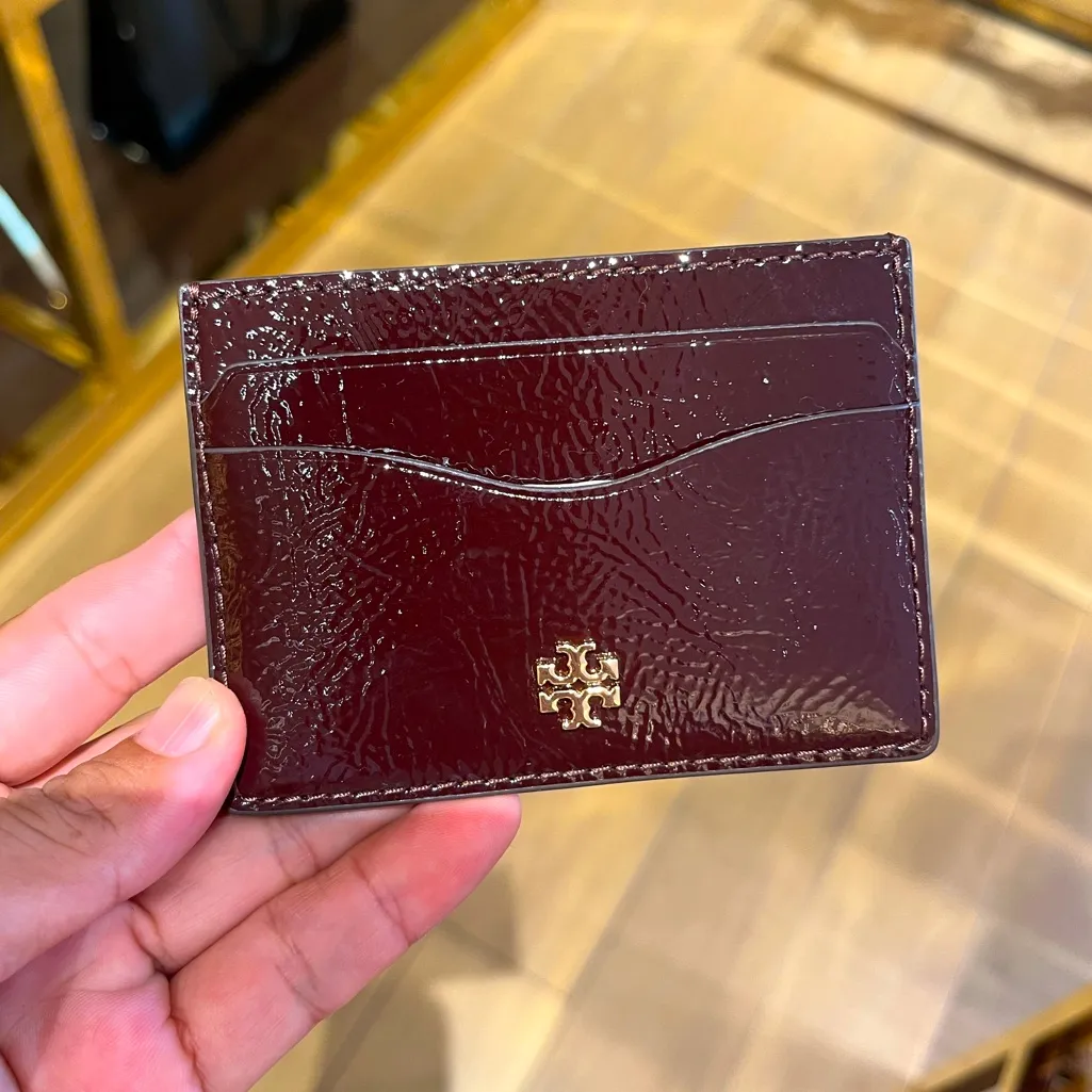 Tory Burch Slim Card Case Wallet In 170175 /Agnell - Image 2