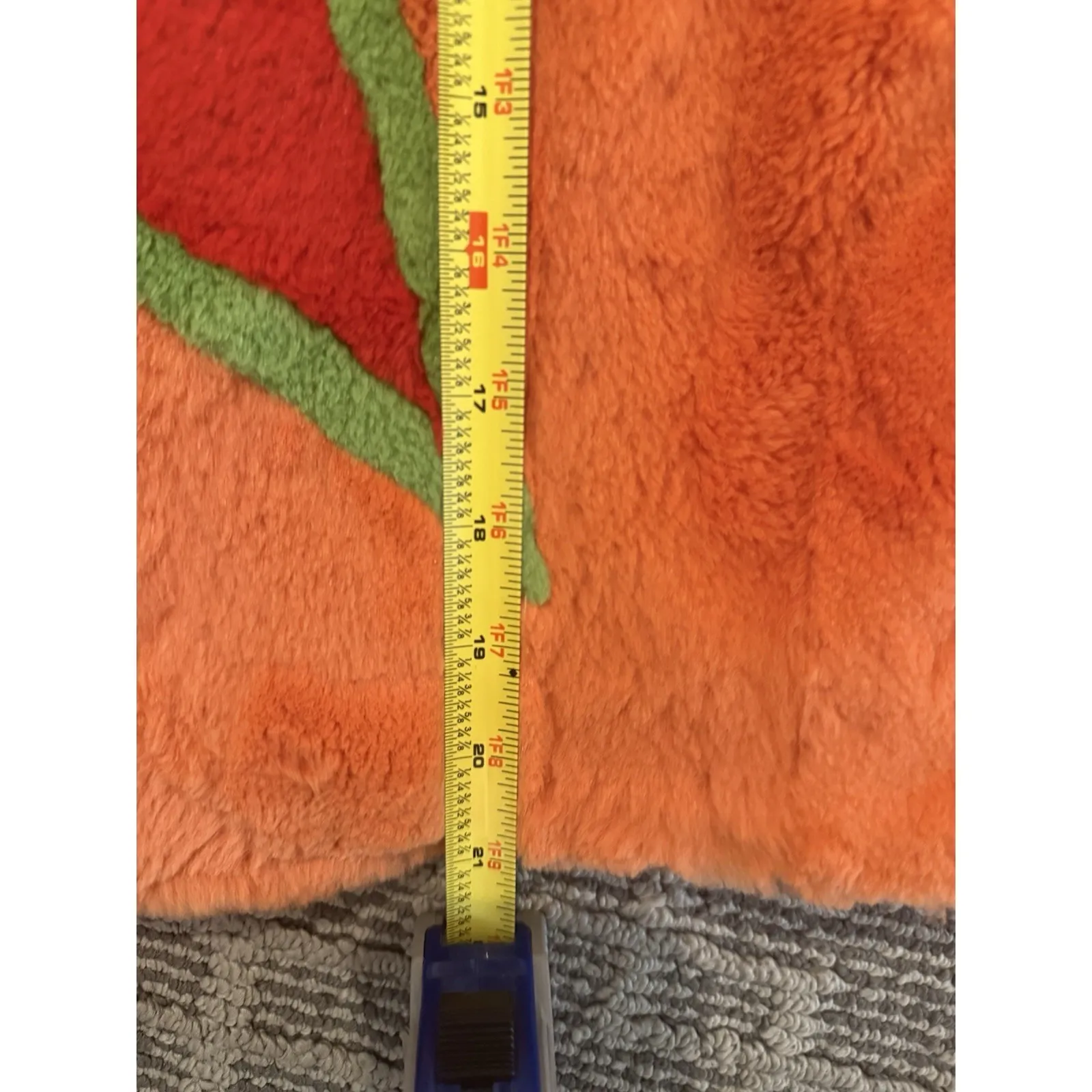 Vintage VANSON Jacket Measures As A Size Small/Medium Polyester Faux Fur No Tags Orange - Image 8