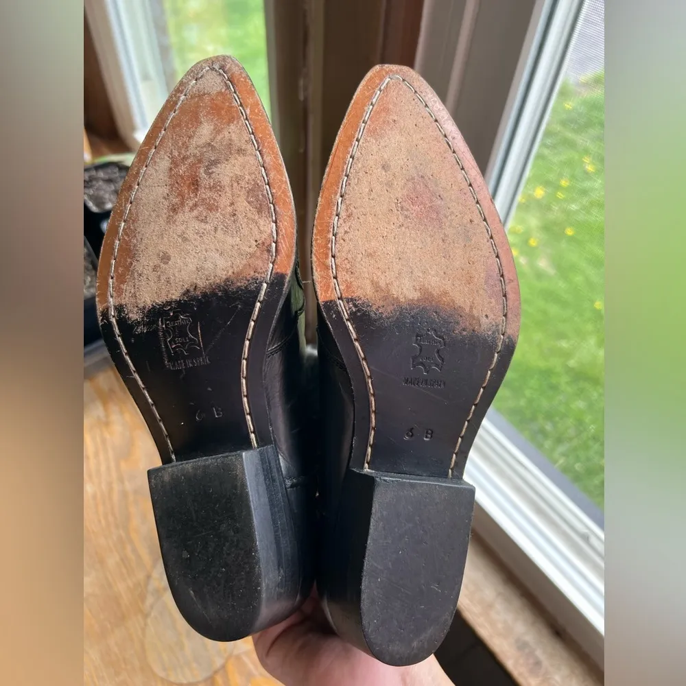 GUESS Women’s Leather Cowboy Boots size 6B - Image 7