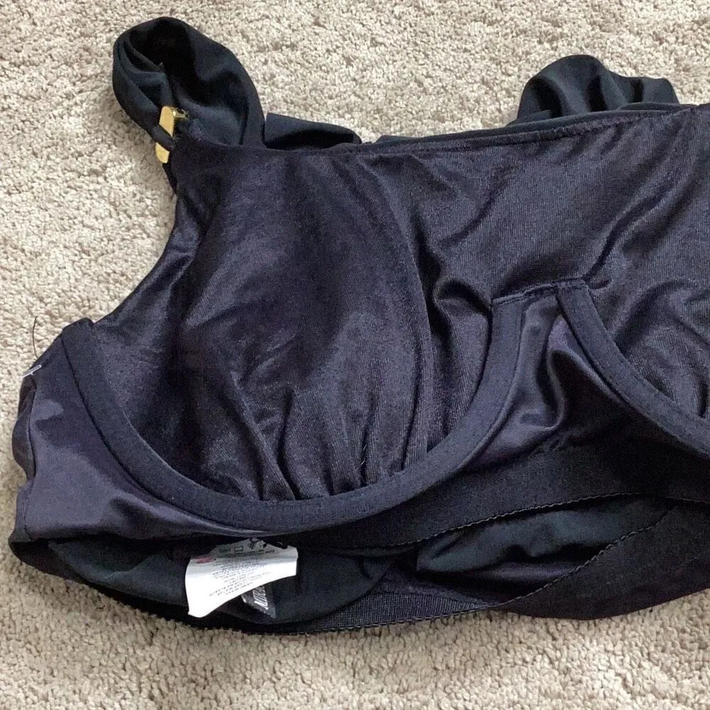 New. Miraclesuit black tankini top. 8 Retail $124 - Image 6