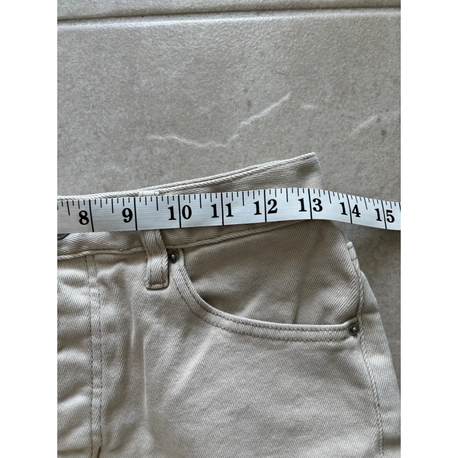 Pacsun Jeans Womens 28 Taupe Button Fly‎ High Rise Bootcut Denim Western Stretch - Image 5