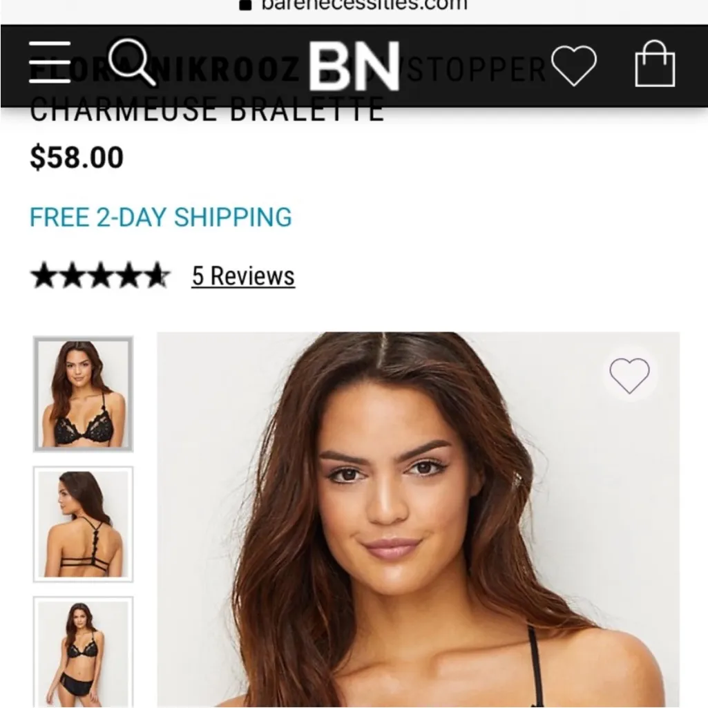 Flora Nikrooz showstopper floral bralette - Image 3