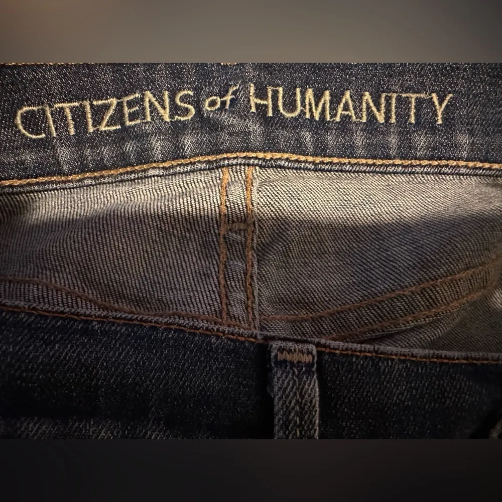 Citizens of Humanity Straight Leg Jeans Elson Mid Rise Medium Wash Denim - Image 4