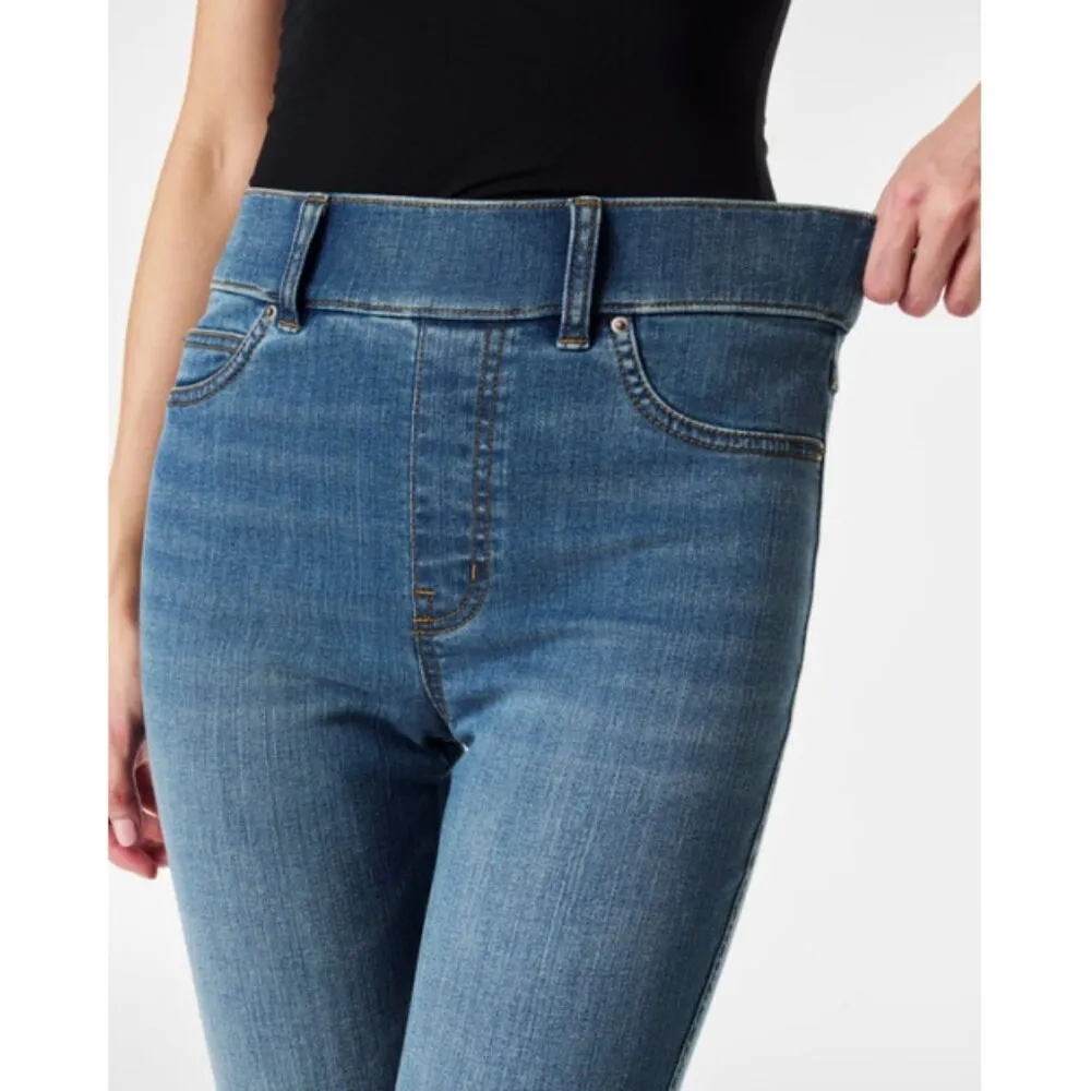 Spanx SPANXshape™ EveryWear Flare Jeans Vintage Indigo High-Rise Waist Shapewear - Image 4