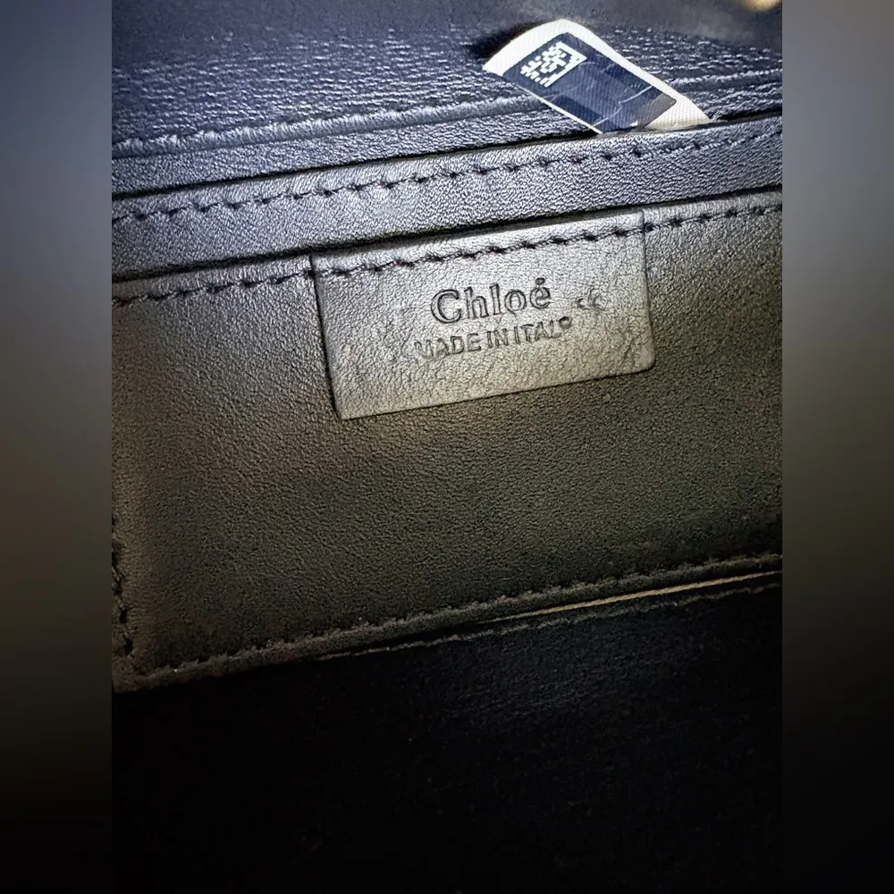 Pre Owned Chloe Roy Bag Dark Navy Blue - Image 7