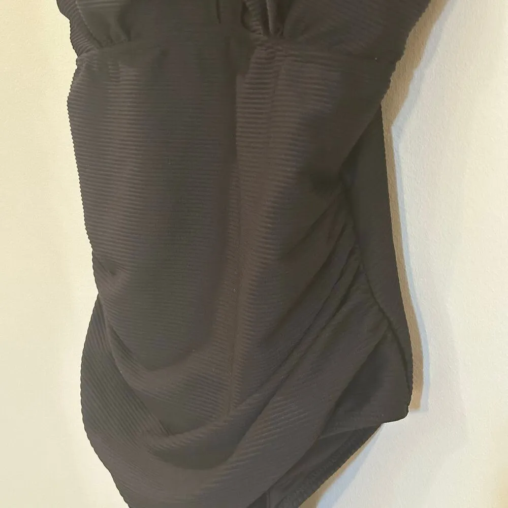 NipTuck Swim Black One Piece Bathing Suit sz 8 Nip Tuck Joanne - Image 5