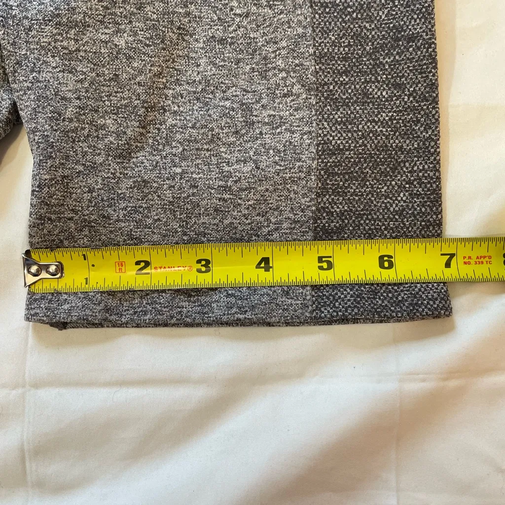 Gymshark Gray and Yellow Athletic Shorts with Elastic Waistband - Image 5