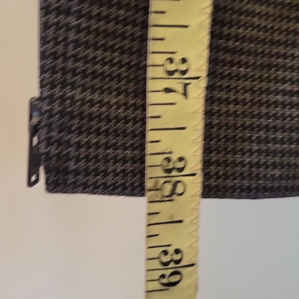 Talbots Size Large Houndstooth Ankle-zip Pull-On Leggings - Image 6