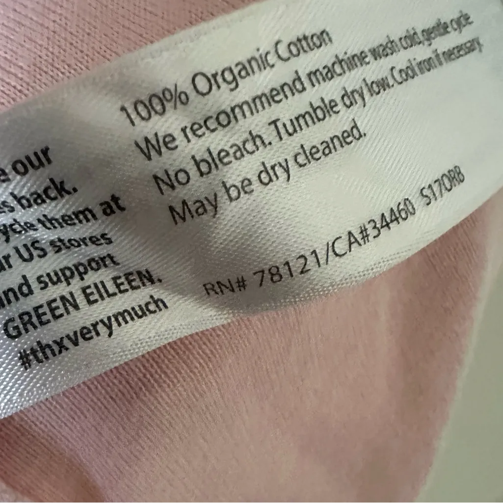 EILEEN FISHER Light Pink Women's Tank Top. - Image 8