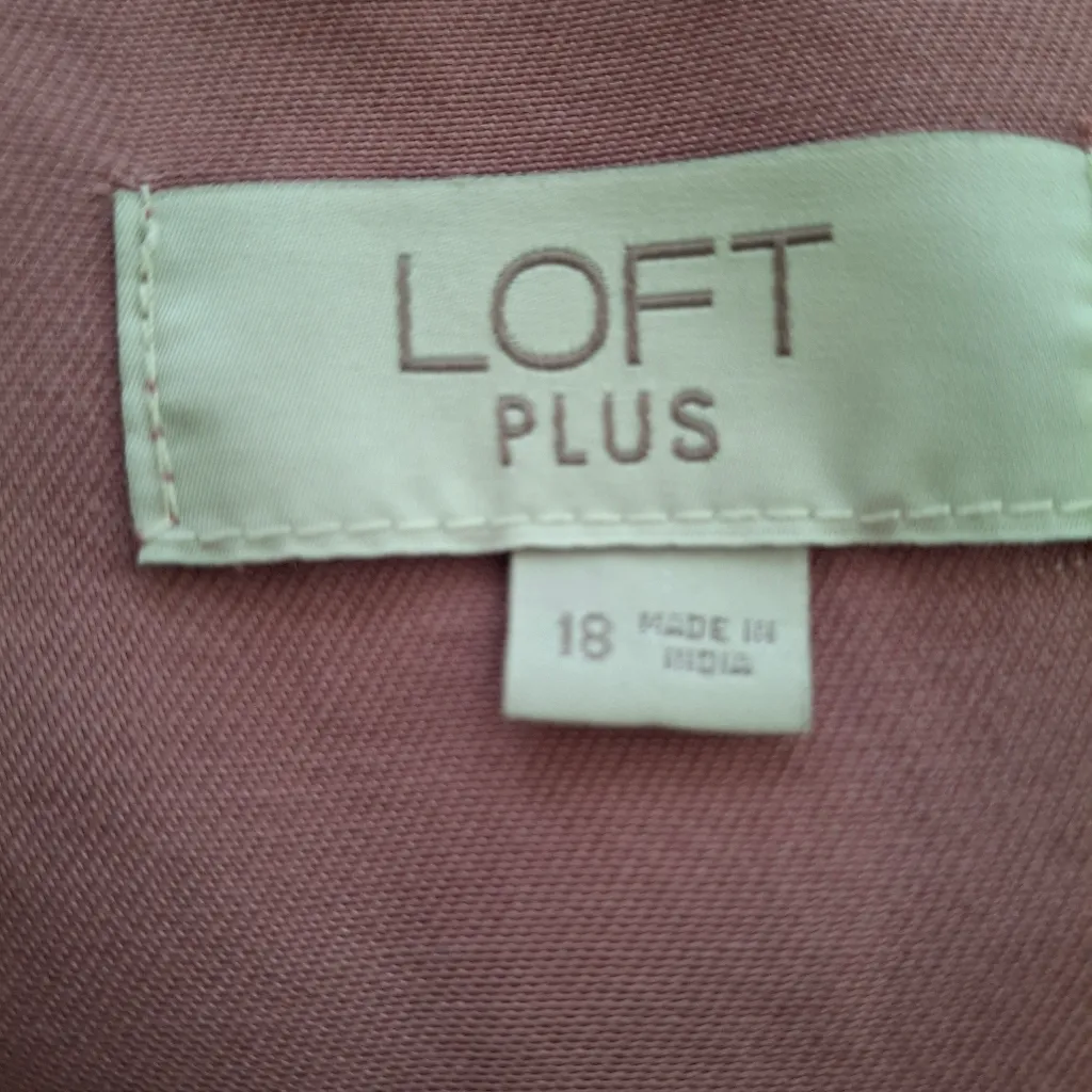 LOFT Sz 18  Pink Utility Jackett - Image 13